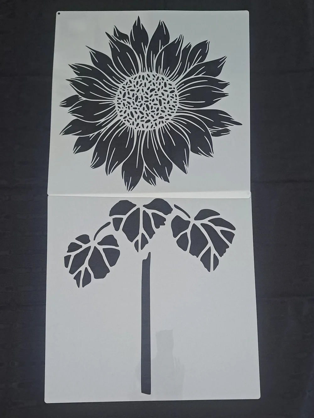 Sunflower Painting Stencils Flowers  Reusables Drawing Plants Home Decor